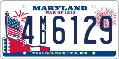 MD license plate 4MD6129