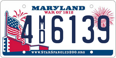 MD license plate 4MD6139