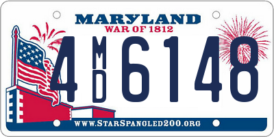 MD license plate 4MD6148