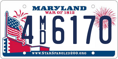 MD license plate 4MD6170