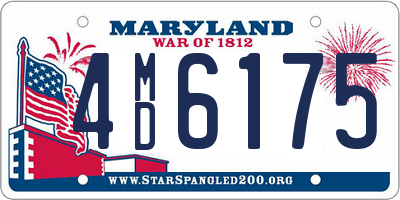 MD license plate 4MD6175