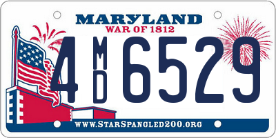 MD license plate 4MD6529