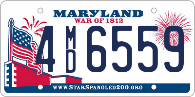 MD license plate 4MD6559