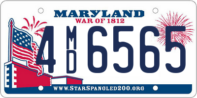 MD license plate 4MD6565