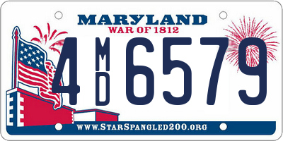 MD license plate 4MD6579