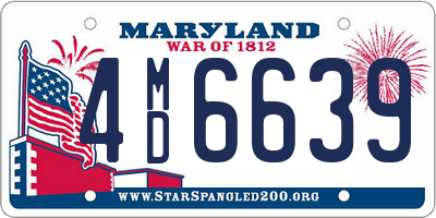 MD license plate 4MD6639