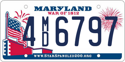 MD license plate 4MD6797