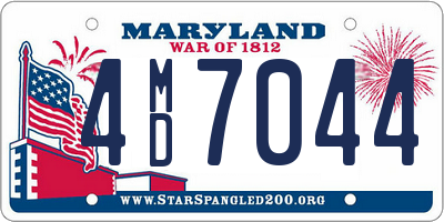 MD license plate 4MD7044