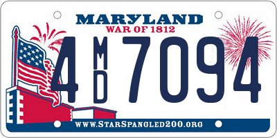 MD license plate 4MD7094