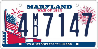 MD license plate 4MD7147