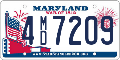 MD license plate 4MD7209