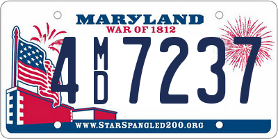 MD license plate 4MD7237