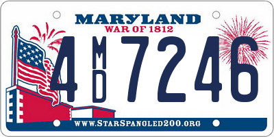 MD license plate 4MD7246