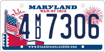 MD license plate 4MD7306