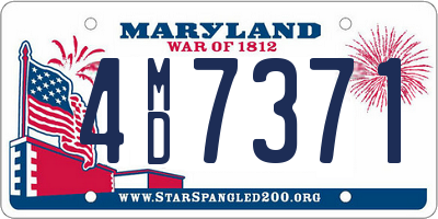 MD license plate 4MD7371