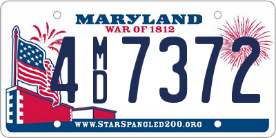 MD license plate 4MD7372