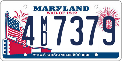 MD license plate 4MD7379