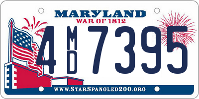 MD license plate 4MD7395