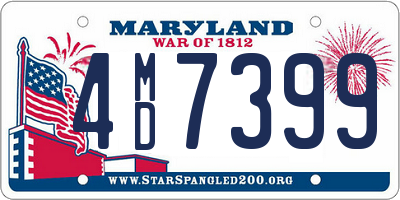 MD license plate 4MD7399