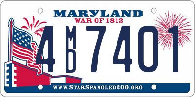 MD license plate 4MD7401