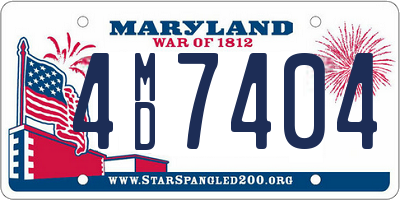 MD license plate 4MD7404