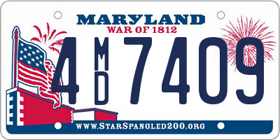 MD license plate 4MD7409