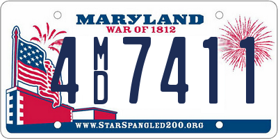 MD license plate 4MD7411