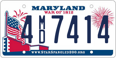 MD license plate 4MD7414