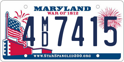 MD license plate 4MD7415