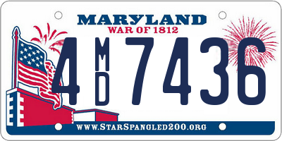 MD license plate 4MD7436