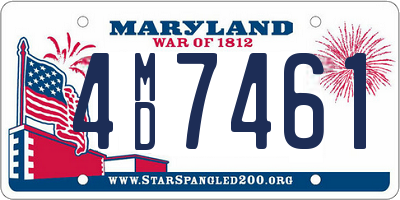 MD license plate 4MD7461