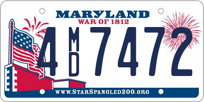 MD license plate 4MD7472