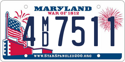 MD license plate 4MD7511