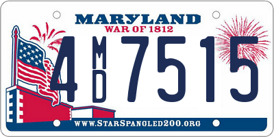 MD license plate 4MD7515