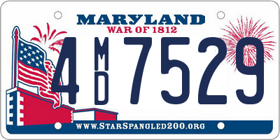 MD license plate 4MD7529