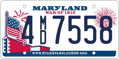 MD license plate 4MD7558