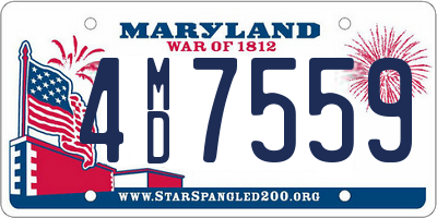 MD license plate 4MD7559