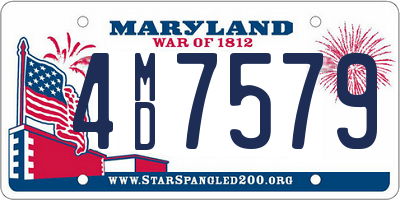 MD license plate 4MD7579