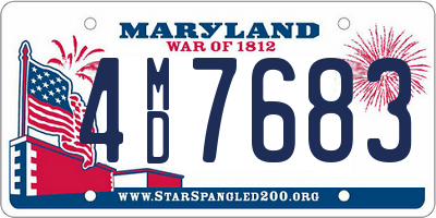 MD license plate 4MD7683