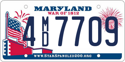 MD license plate 4MD7709