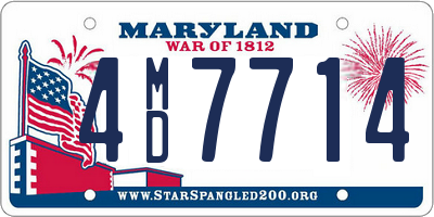 MD license plate 4MD7714