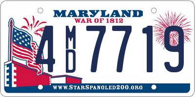 MD license plate 4MD7719