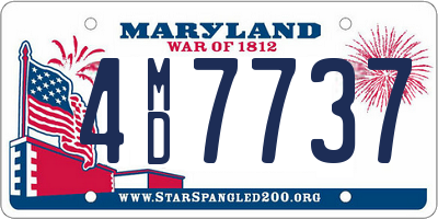 MD license plate 4MD7737