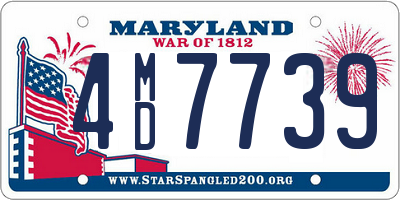 MD license plate 4MD7739