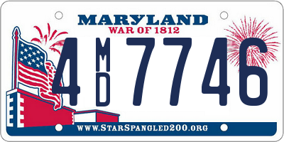 MD license plate 4MD7746