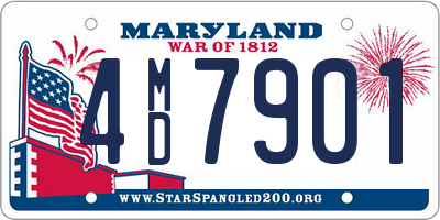 MD license plate 4MD7901