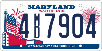 MD license plate 4MD7904