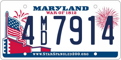 MD license plate 4MD7914