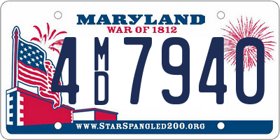 MD license plate 4MD7940