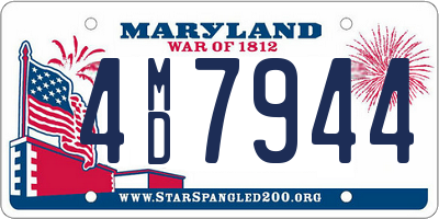 MD license plate 4MD7944